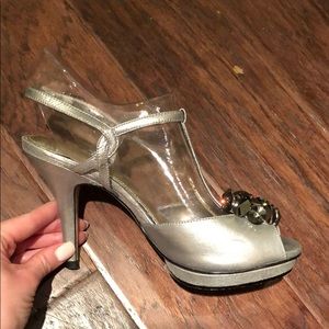 Antonio Melani silver heels